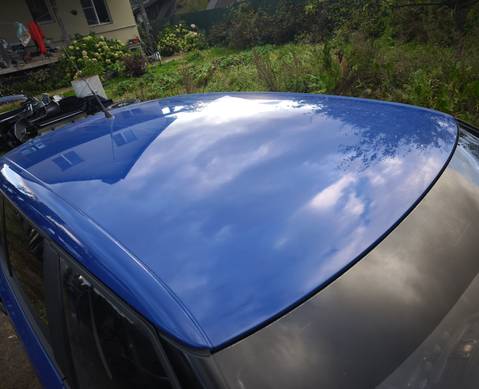 5J6817111 Крыша хэтчбек синяя для Skoda Fabia II (с 2006 по 2014)