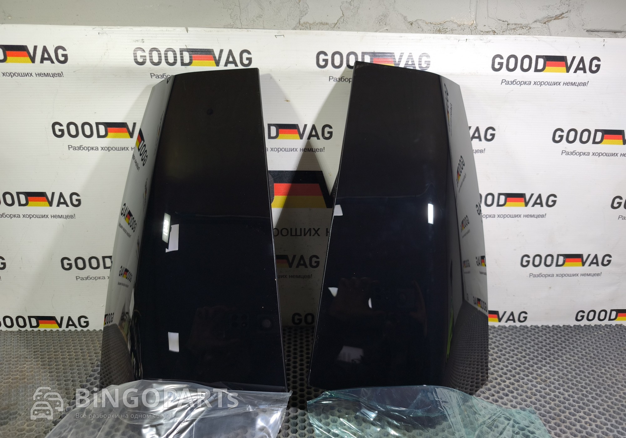 Накладки задних стоек кузова Ети для Skoda Yeti (с 2009 по 2018)