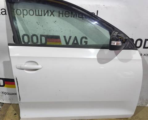 5JA831052B Дверь передняя правая белая для Volkswagen Polo VI (с 2017)