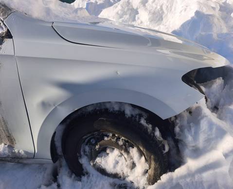 6N5821022A Крыло переднее правое белое для Volkswagen Polo VI (с 2017)