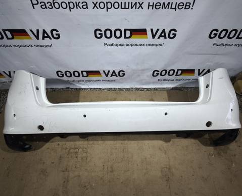 7P5807421 Бампер задний белый Порш Каен 958 2010-2014 для Porsche Cayenne II (с 2010 по 2017)