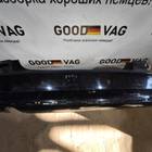 6RU807421D Бампер задний черный Поло 5 2015-2020 для Volkswagen Polo V (с 2009 по 2020)