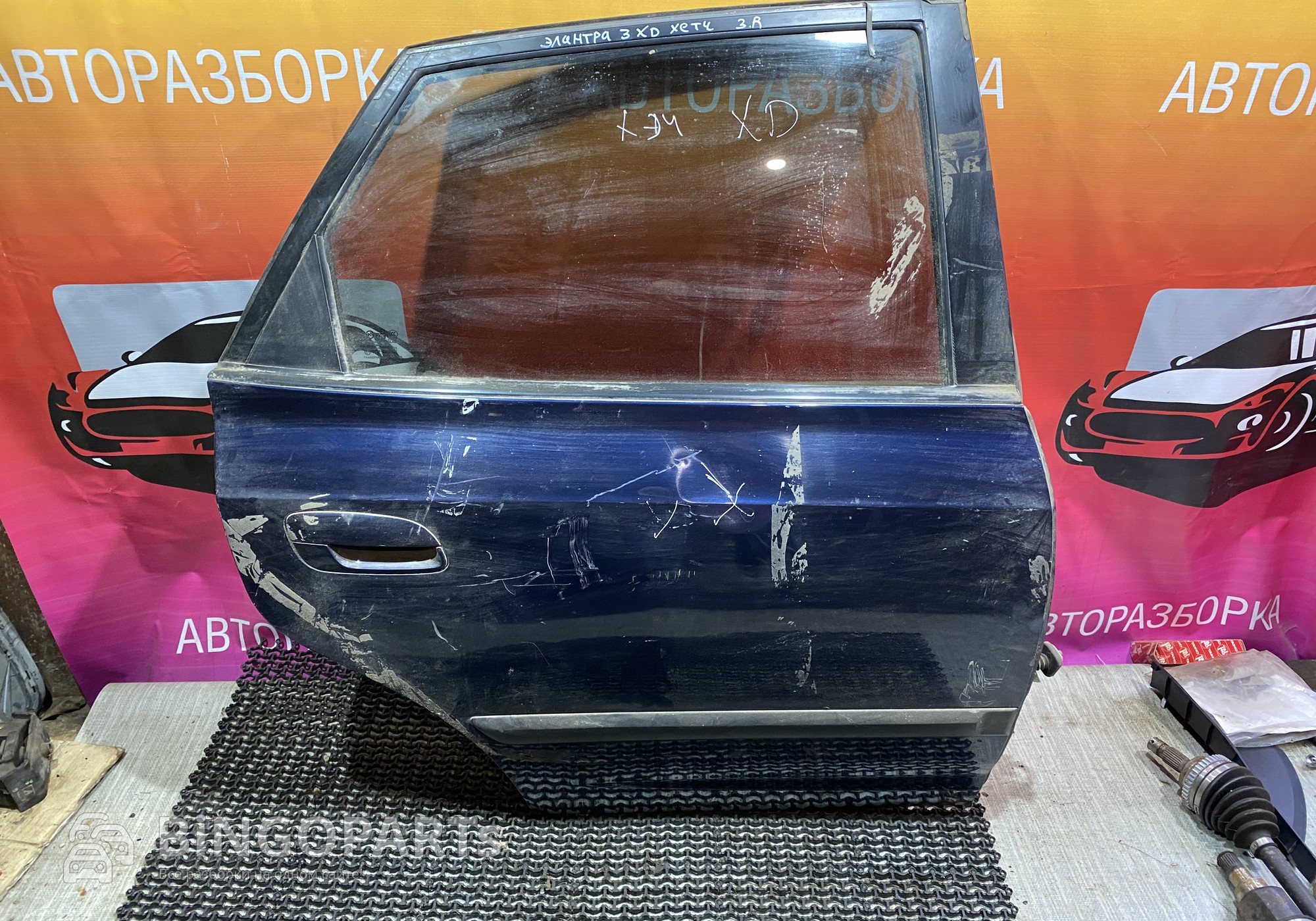 Дверь задняя правая Элантра ХD(хэтчбек) для Hyundai Elantra XD/XD2 (с 2000 по 2006)