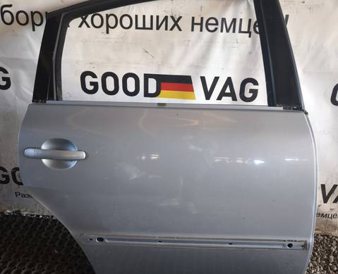 3B5833051AB Дверь задняя правая серебристая для Volkswagen Passat B5 (с 1996 по 2005)
