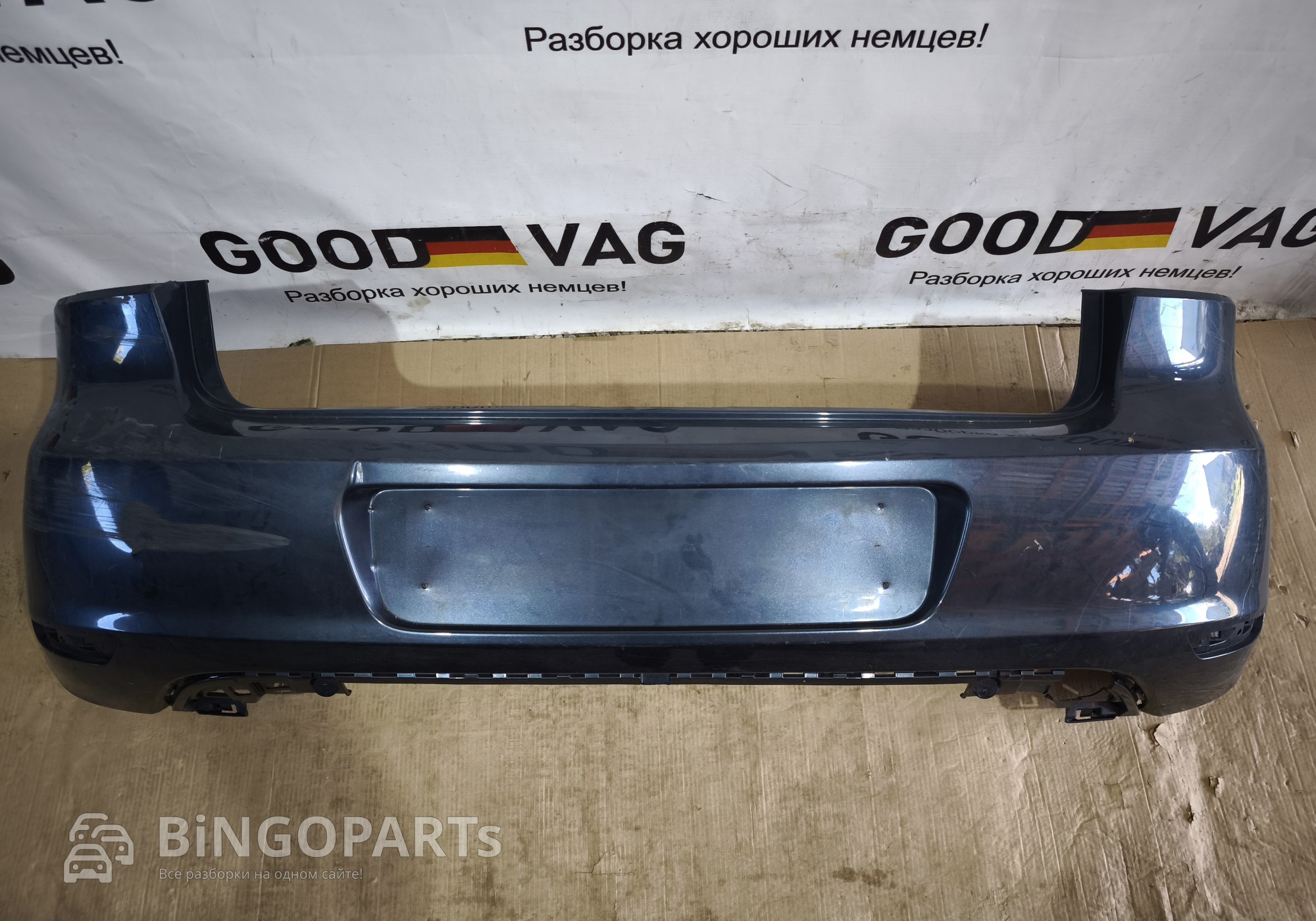 5K6807421 Бампер задний сине-зеленый Гольф 6 (5K) 2009-2012 для Volkswagen Golf VI (с 2009 по 2012)