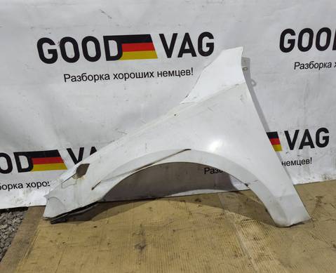 5E0821105A Крыло переднее левое белое для Skoda Octavia III (с 2012)