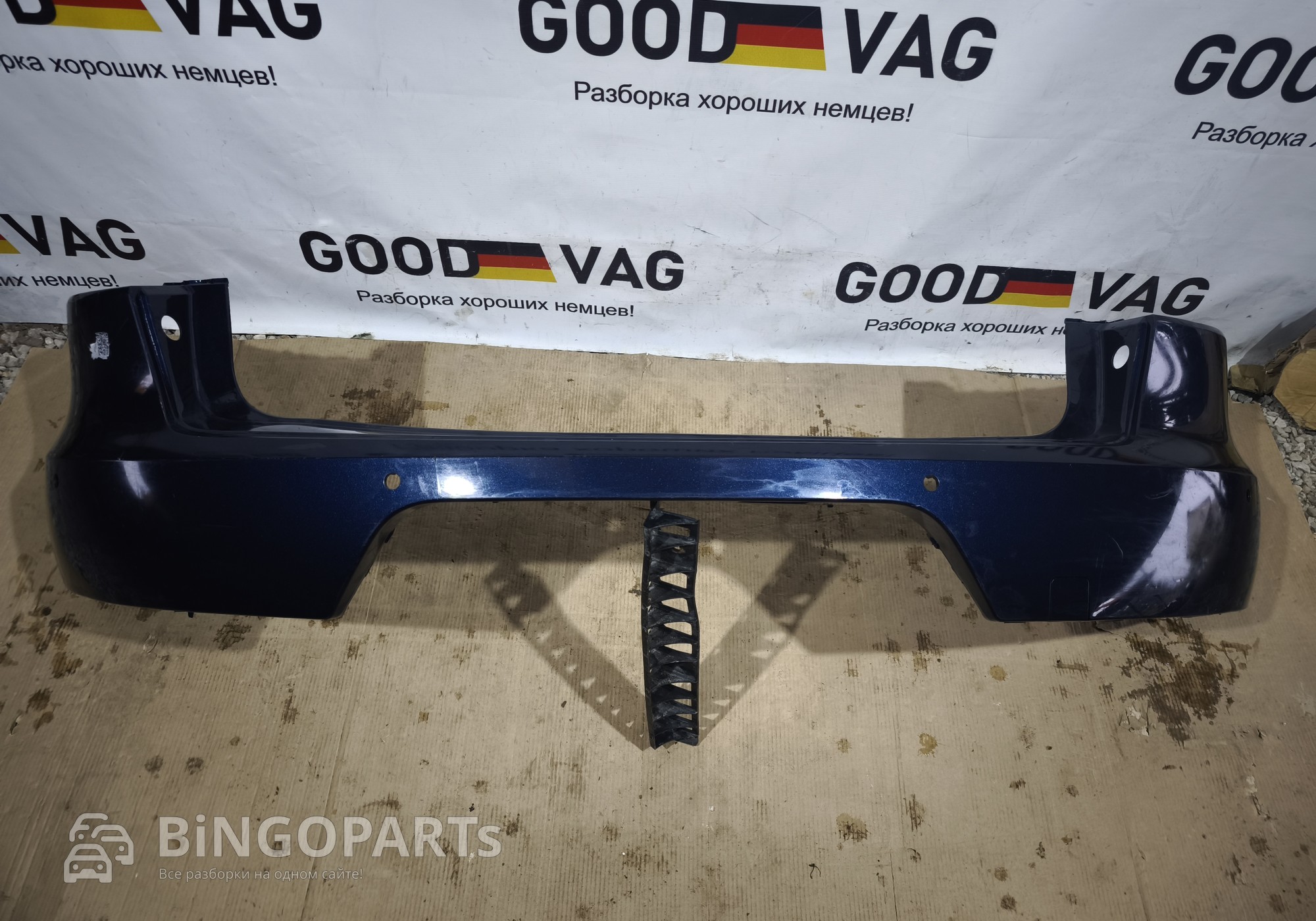 95B807421L Бампер задний темно-синий Порше Макан 95B 2014-2018 для Porsche Macan (с 2014)