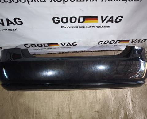 6RU807421 Бампер задний черный Поло 5 2010-2015 для Volkswagen Polo V (с 2009 по 2020)