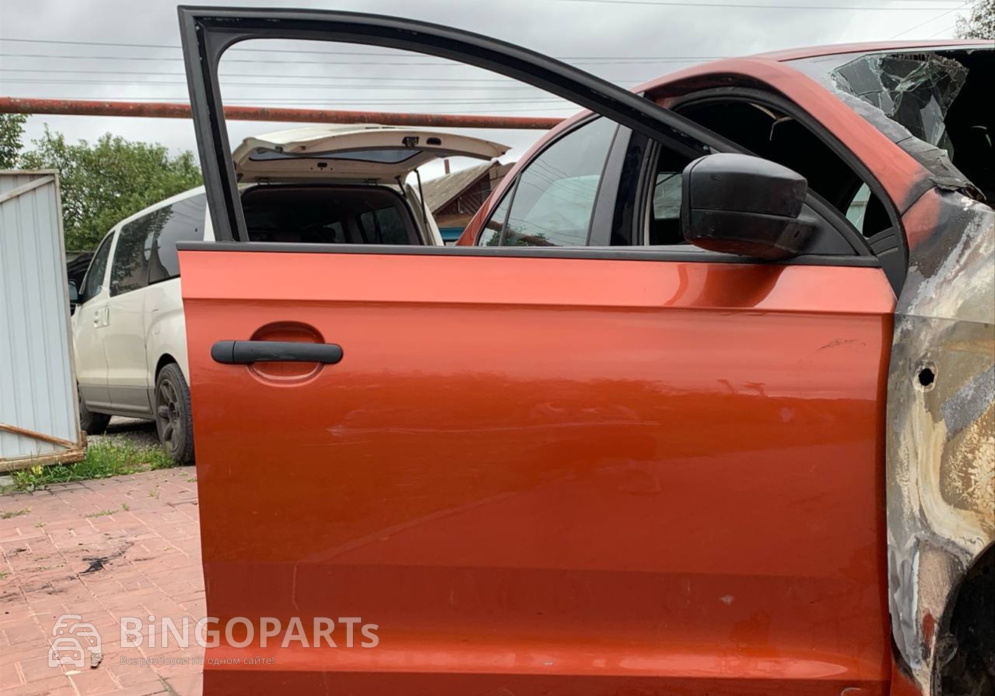 Дверь передняя правая для Skoda Rapid I (с 2012 по 2020)