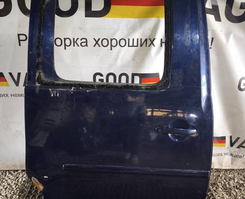 2K0843108S Дверь задняя правая сдвижная темно-синяя для Volkswagen Caddy III (с 2004 по 2015)