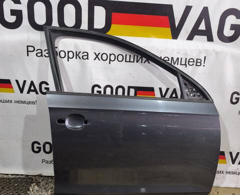 5JA831052B Дверь передняя правая серо-синяя для Skoda