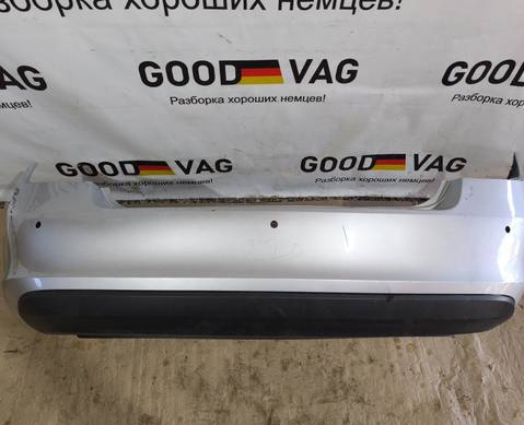 60U807421 Бампер задний серебристый Рапид 2012-2020 для Skoda Rapid I (с 2012 по 2020)