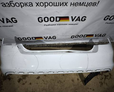 60U807421B Бампер задний белый Рапид 2012-2020 для Skoda Rapid I (с 2012 по 2020)