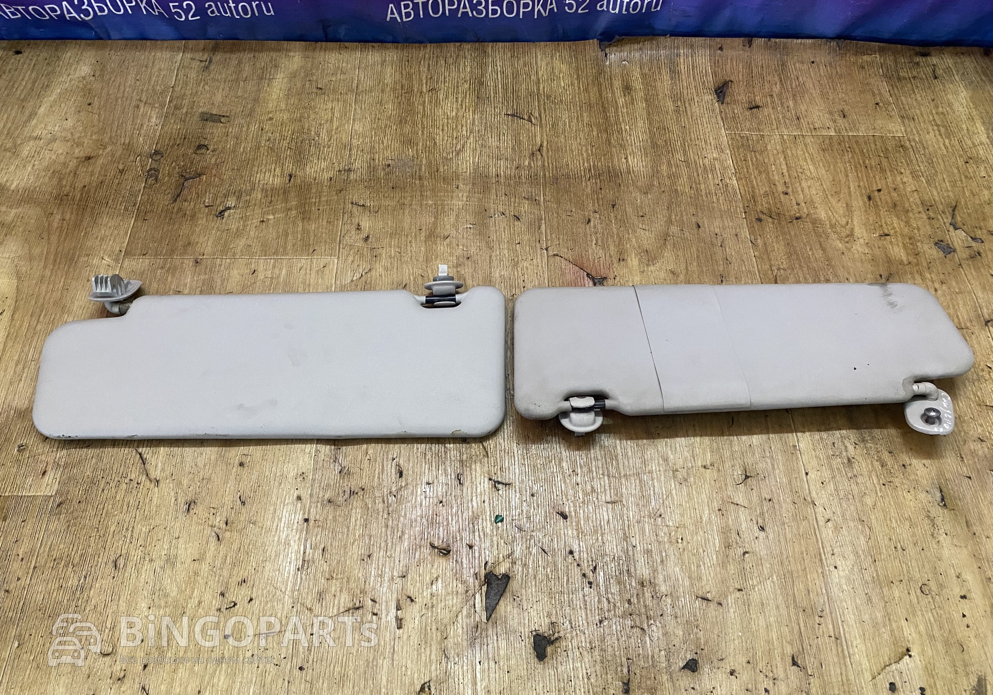 Козырьки солнцезащитные Рено Сандеро 2009 для Renault Sandero I (с 2007 по 2014)