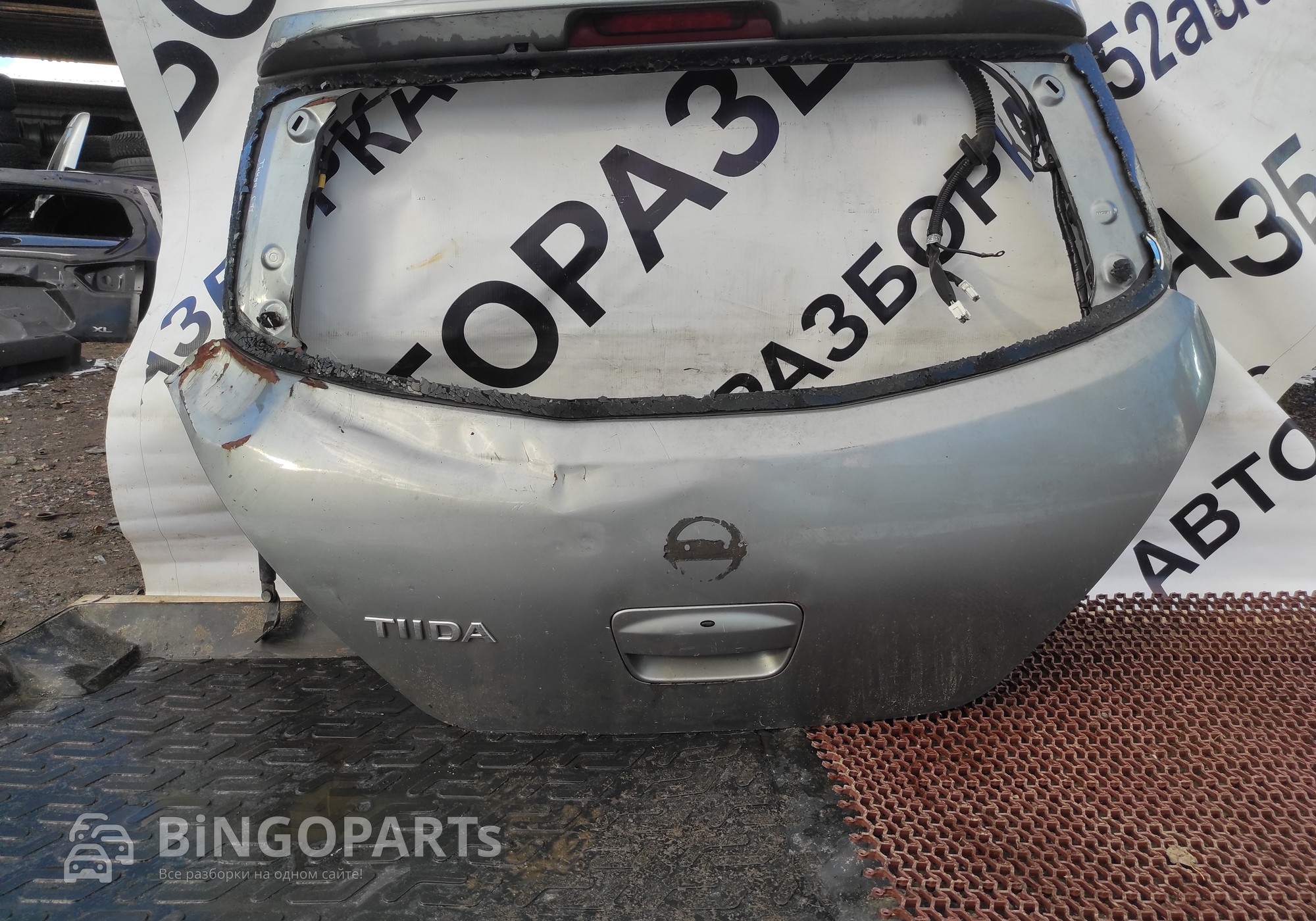 K0100ZW4MA Крышка багажника тиида 1 хэтч для Nissan Tiida I (с 2004 по 2014)