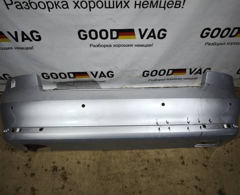 1Z5807421F Бампер задний серебристый Октавия 2 (A5, А5) 2008-2013 для Skoda Octavia II (с 2004 по 2013)