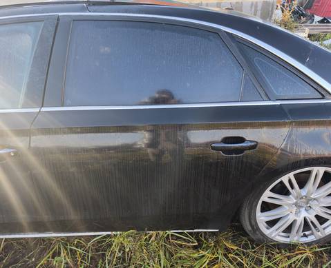 4H4833051D Дверь задняя левая черная для Audi A8 D4 (с 2009 по 2017)
