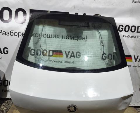 5EU827023A Крышка багажника в сборе белая с дефектом для Skoda Octavia III (с 2012)