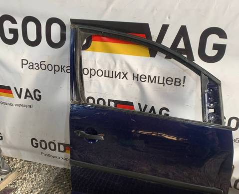 2K0831056B Дверь передняя правая синяя для Volkswagen Caddy III (с 2004 по 2015)