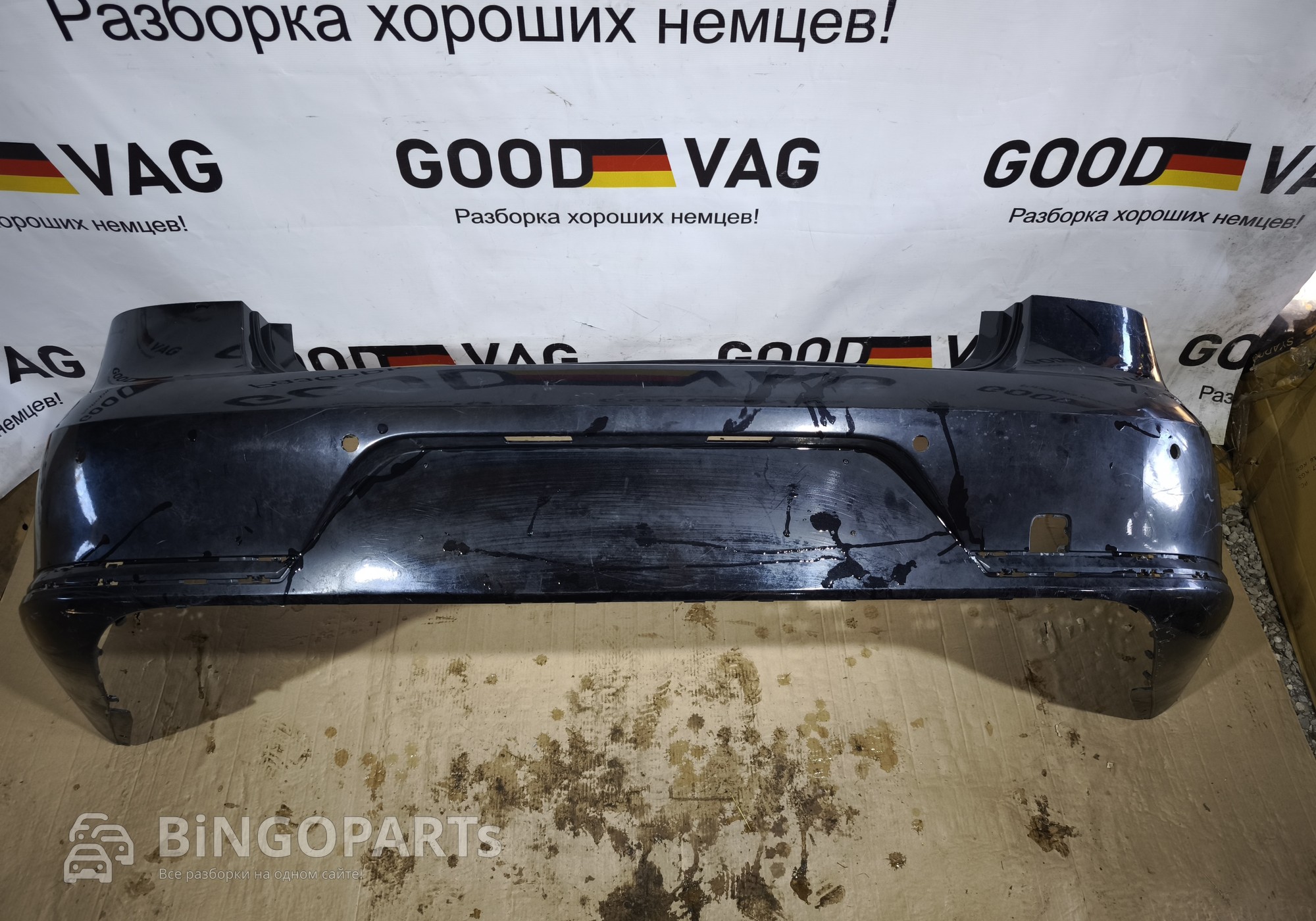 3AE807417A Бампер задний черный Passat B7 2011-2015 седан для Volkswagen Passat B7 (с 2010 по 2015)