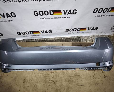 3V5807421 Бампер задний темно-серебристый Суперб 3 2015-2019 для Skoda Superb III (с 2015)