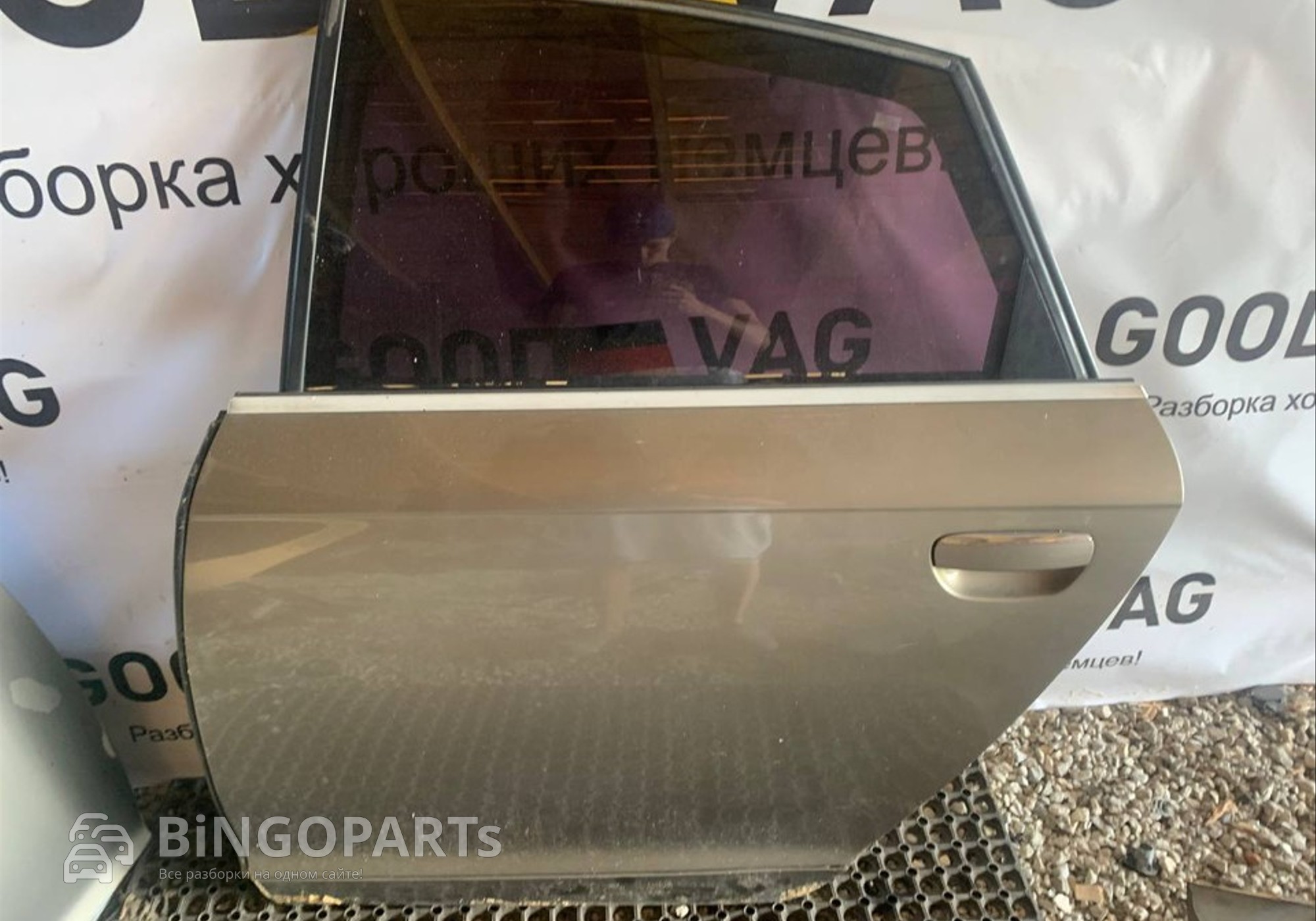 4F0833051D Дверь задняя левая коричневая для Audi A6 C6 (с 2004 по 2011)
