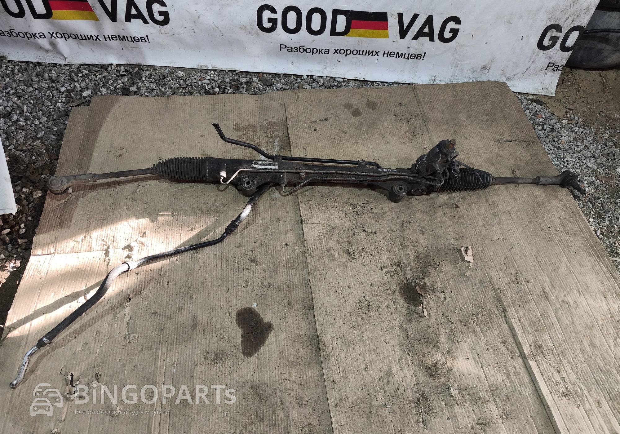 7L8422055AG Рейка рулевая (правый руль)