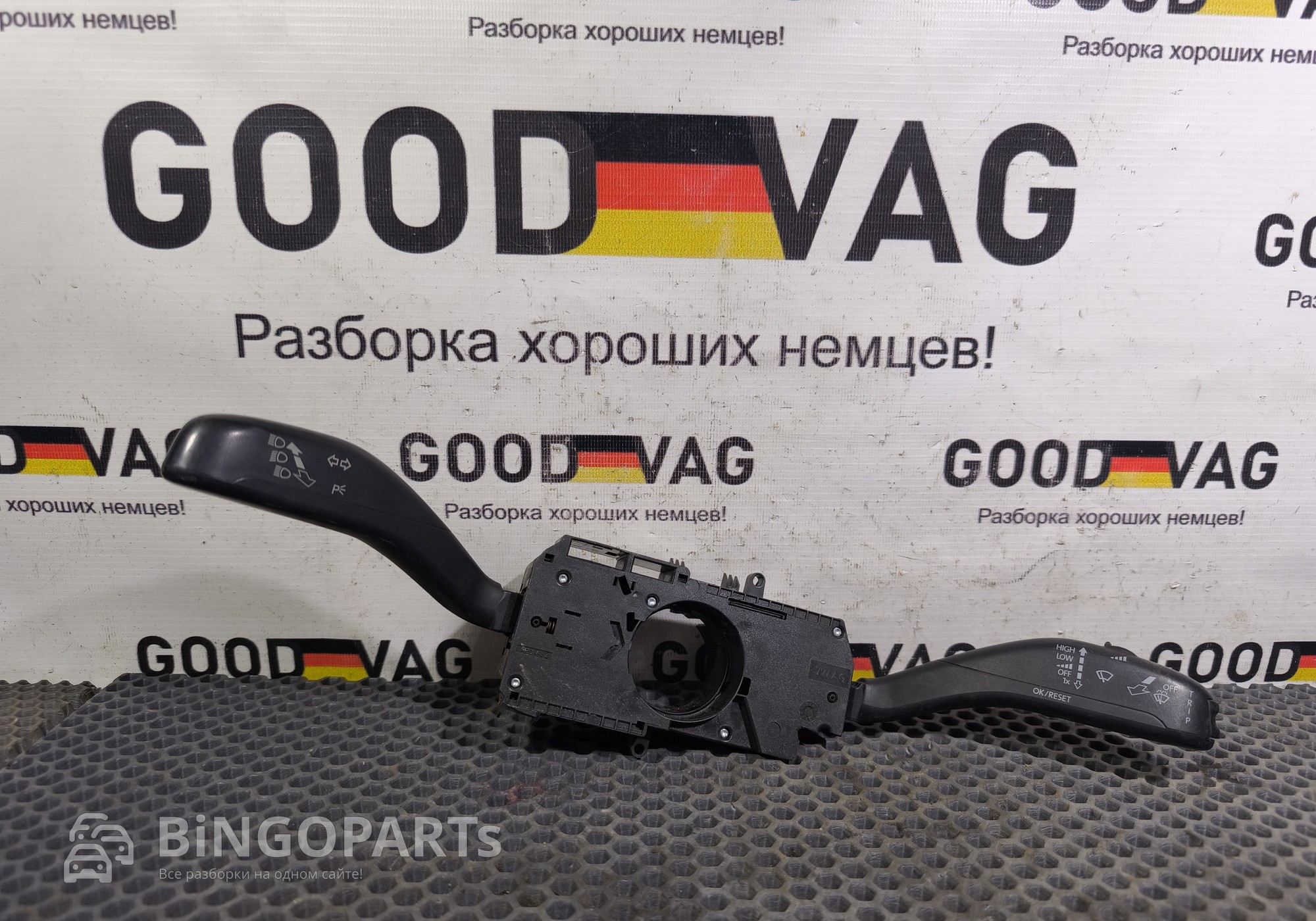 6Q0953503ED Переключатель подрулевой (стрекоза) (есть дефект) для Volkswagen Polo V (с 2009 по 2020)