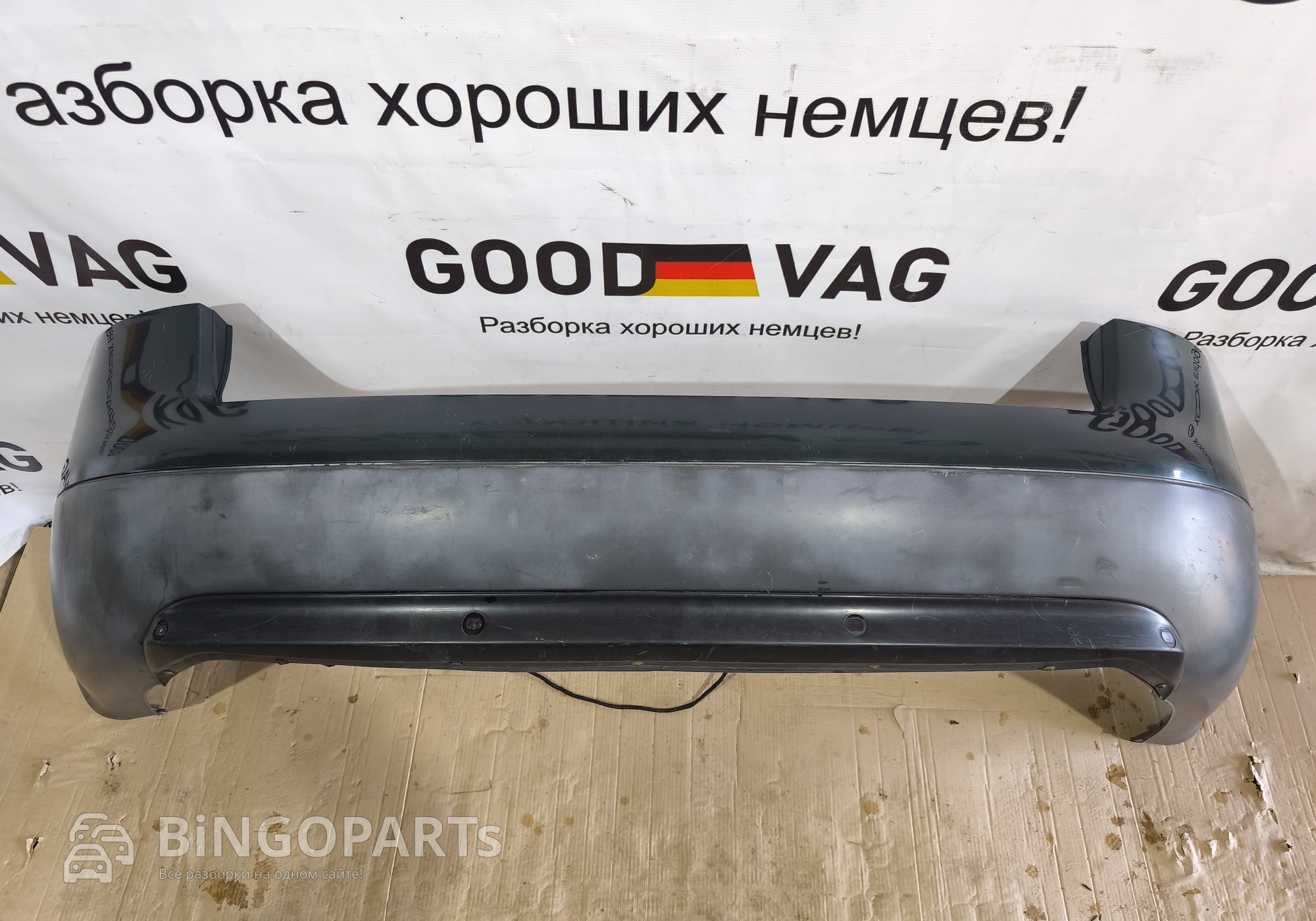 4B5807301 Бампер задний темно-зеленый A6 C5 1997-2004 для Audi A6 C5 (с 1997 по 2005)
