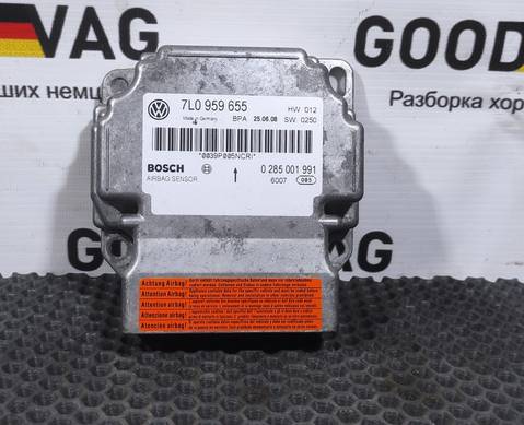 7L0959655 Блок управления AIRBAG для Volkswagen Touareg I (с 2002 по 2010)