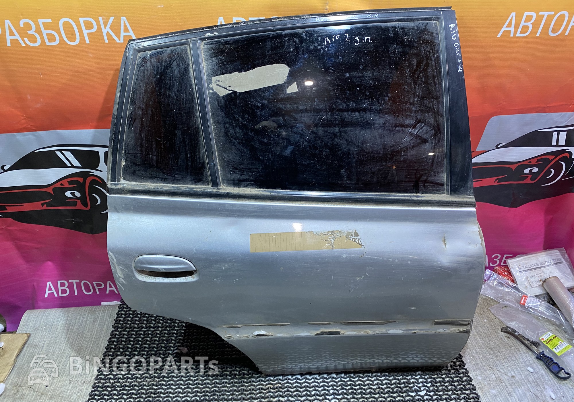Дверь задняя правая Рио 1(Хэтчбек) для Kia Rio I (с 2000 по 2005)