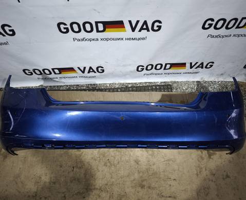 60U807421B Бампер задний синий Рапид 2012-2020 для Skoda Rapid I (с 2012 по 2020)