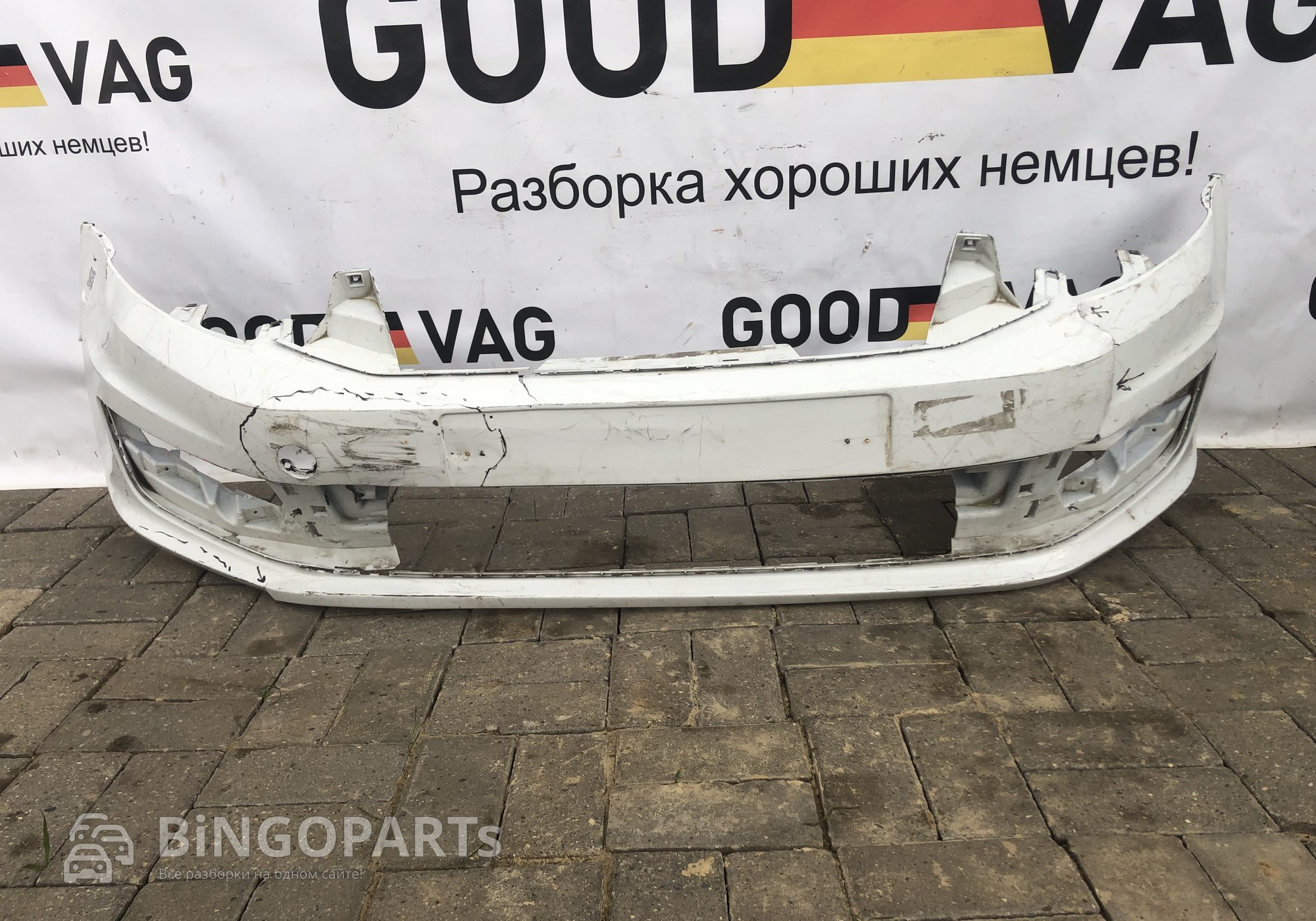 6RU807221A Бампер передний для Volkswagen Polo V (с 2009 по 2020)