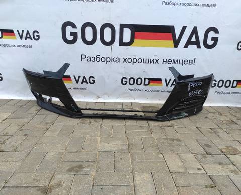 8W0807437 Бампер передний черный A4 B9 2015-2020 для Audi A4 B9 (с 2015)