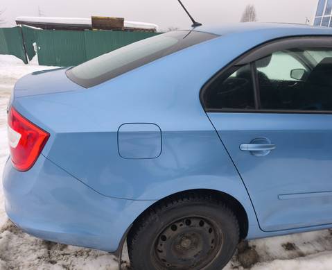 5JH809606C Крыло заднее (четверть) правое голубое для Skoda Rapid I (с 2012 по 2020)