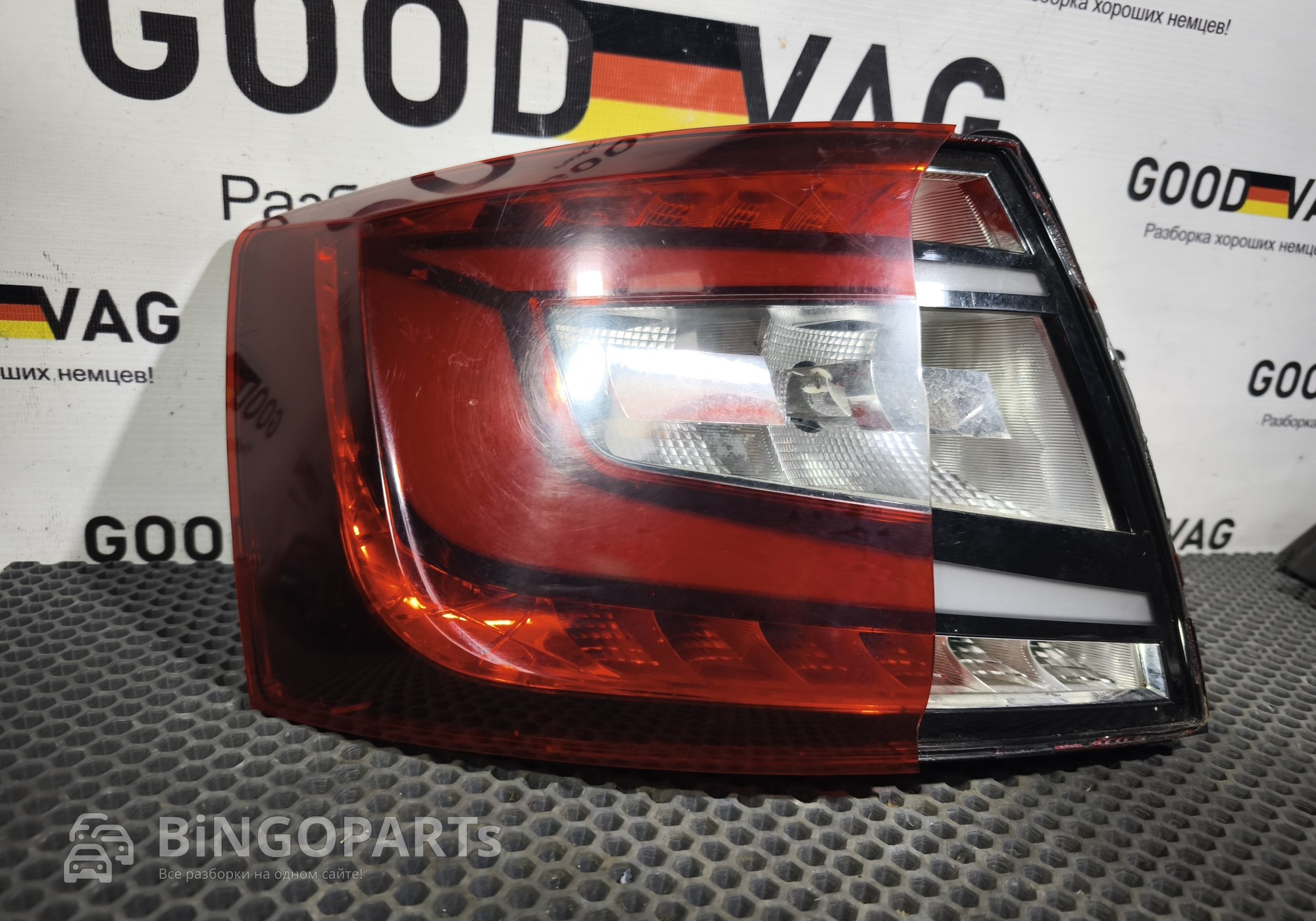 5E5945711 Фонарь задний левый А7 диодный 2018-2021 для Skoda Octavia III (с 2012)