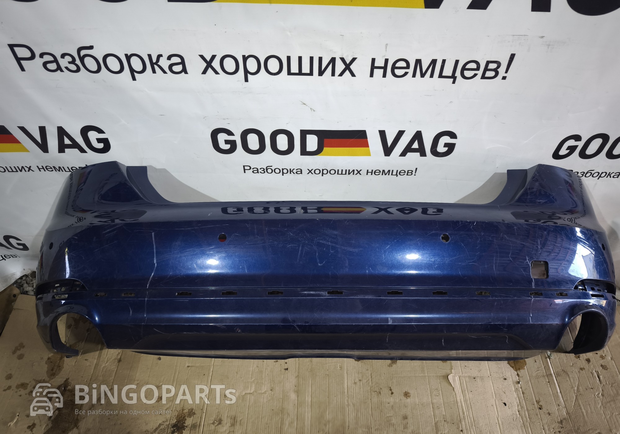 8W6807521A Бампер задний синий A5 F5 8W 2015-2020 для Audi A5 F5 (с 2016)