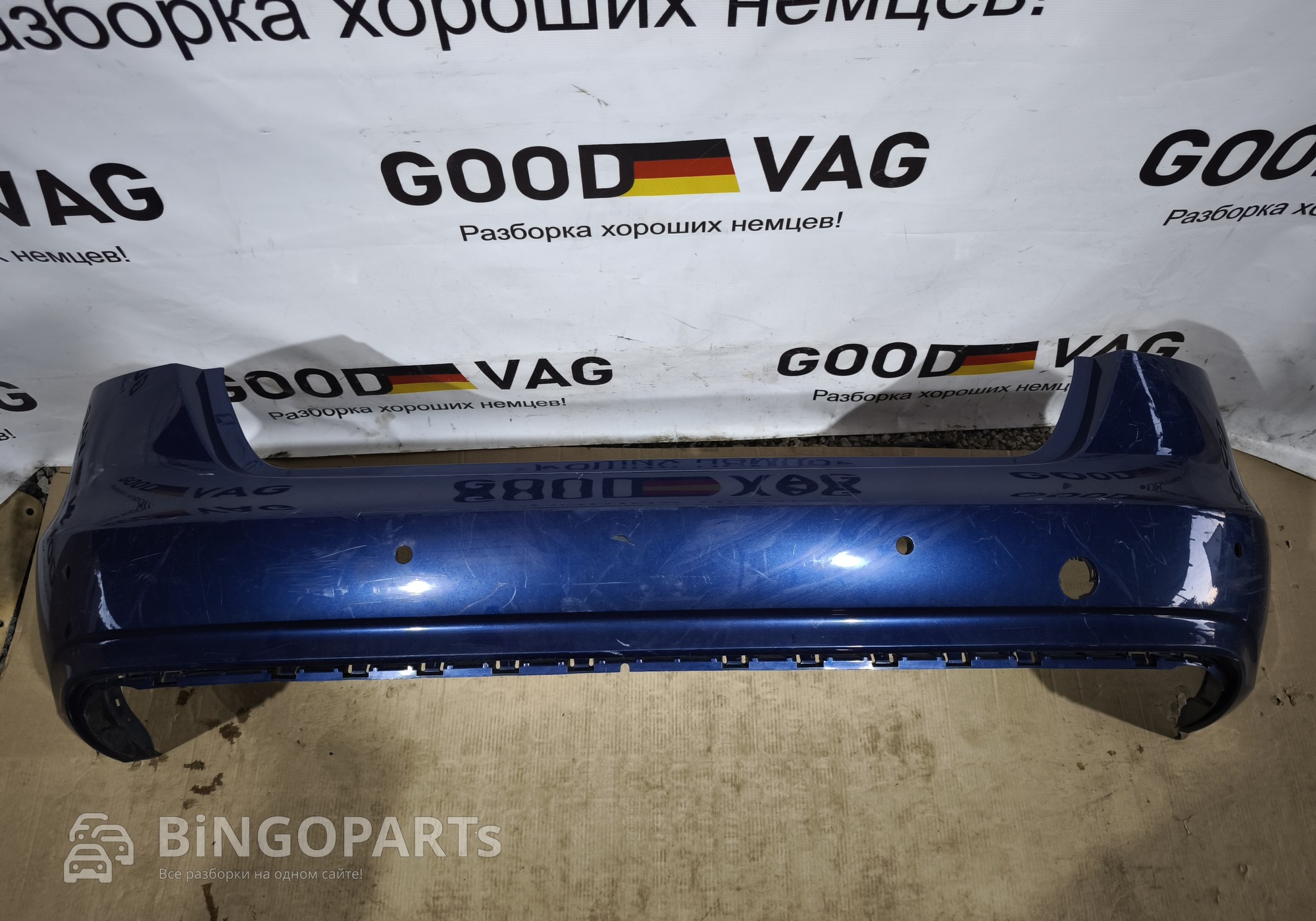 8K5807511G Бампер задний синий A4 B8 2011-2015 для Audi A4 B8 (с 2007 по 2015)