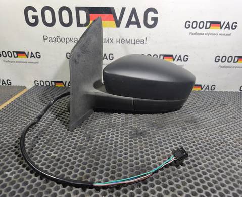 6RU857507P Зеркало заднего вида боковое левое для Volkswagen Polo V (с 2009 по 2020)
