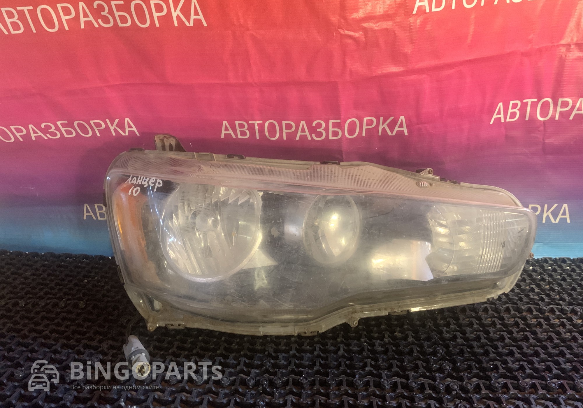 Фара правая для Mitsubishi Lancer X (с 2008 по 2017)