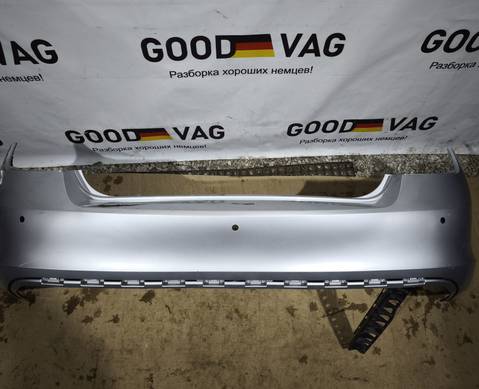 60U807421B Бампер задний серебристый Рапид 2012-2020 для Skoda Rapid I (с 2012 по 2020)