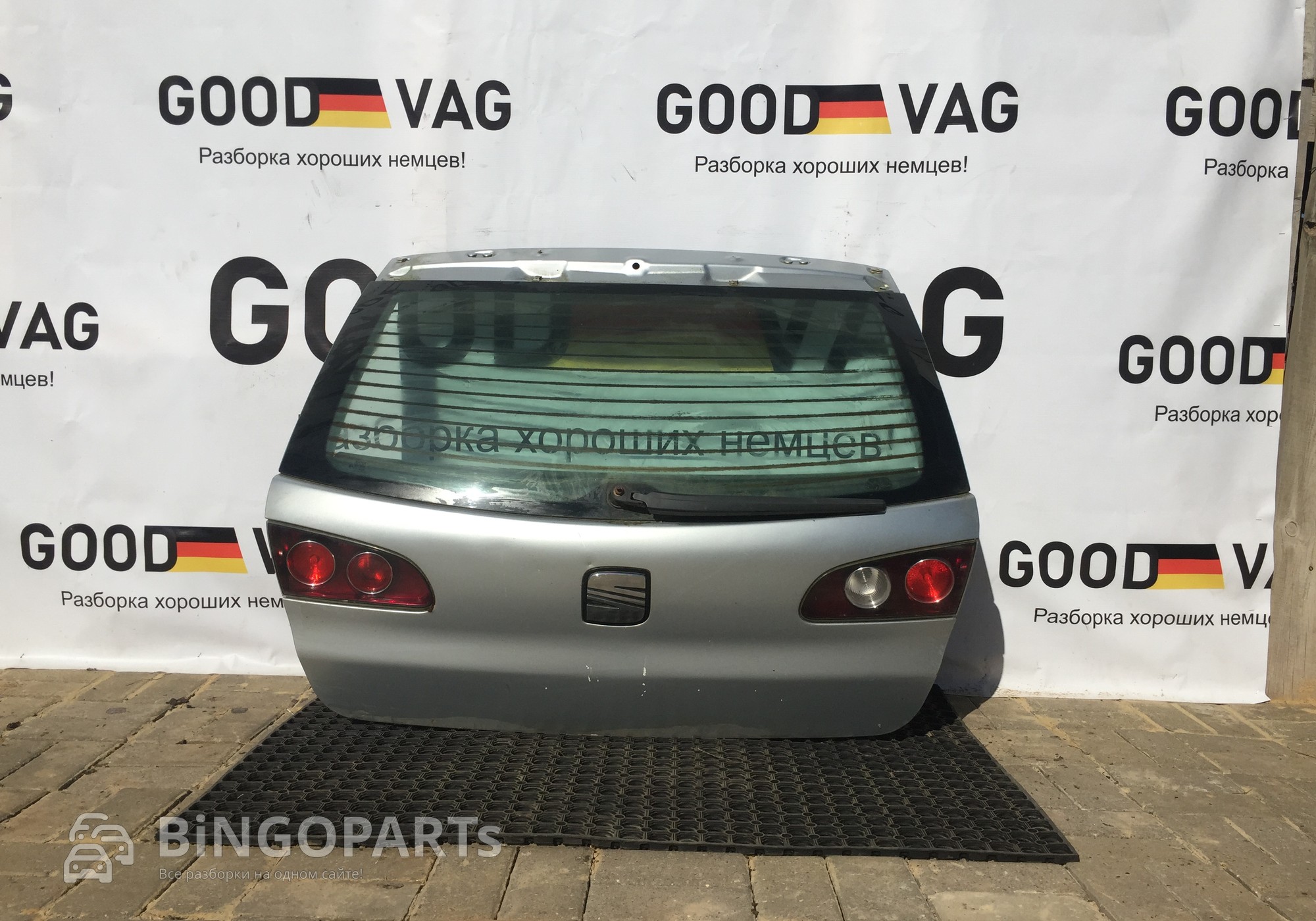 6L6827024B Крышка багажника серебристая для Seat Ibiza III (с 2002 по 2009)
