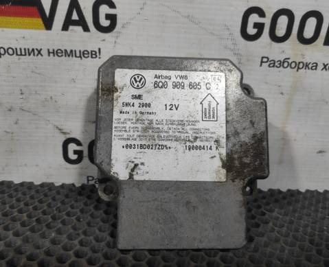 6Q0909605C Блок управления AIRBAG для Volkswagen Passat B5 (с 1996 по 2005)