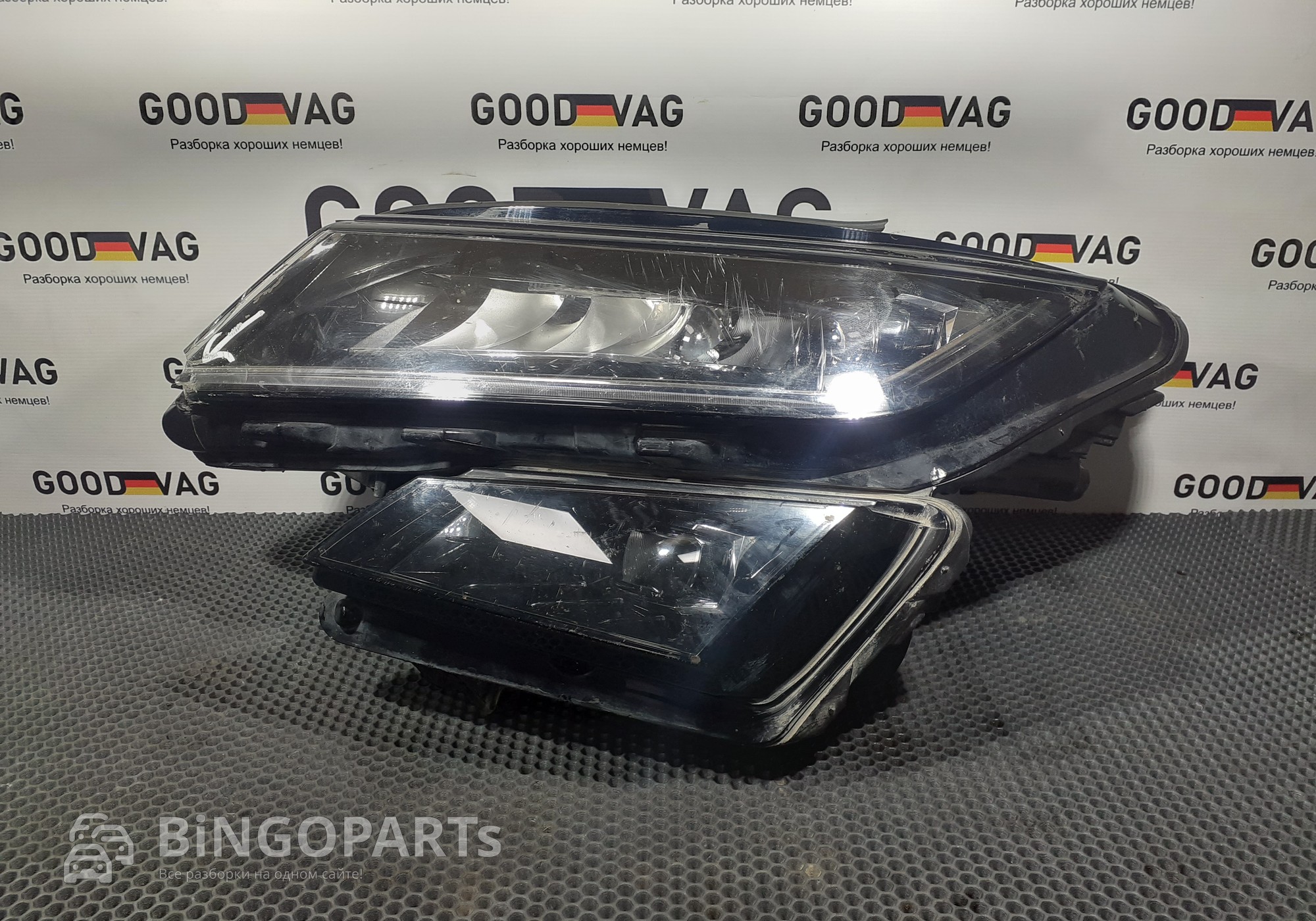 566941015H Фара левая для Skoda Kodiaq (с 2016)