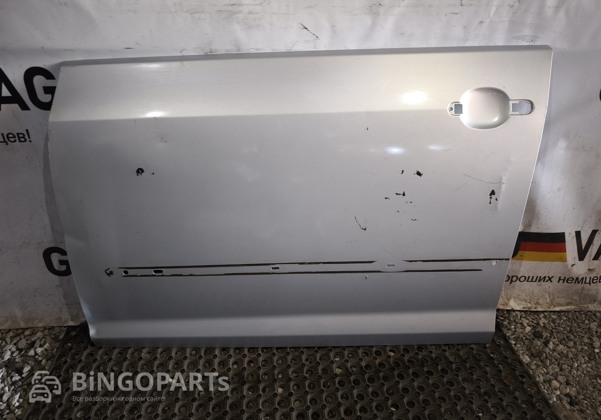 5M0831105E Дверь передняя левая серебристая для Volkswagen Golf Plus