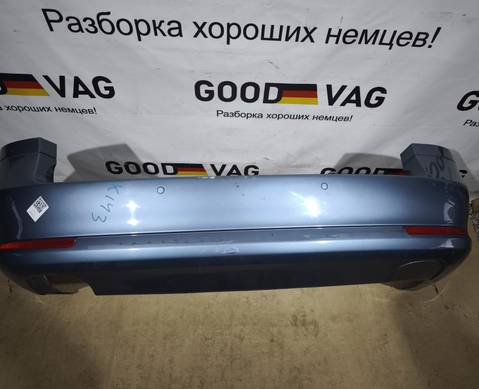 1Z9807421F Бампер задний серо-синий Октавия 2 (A5, А5) универсал 2008-2013 для Skoda Octavia II (с 2004 по 2013)