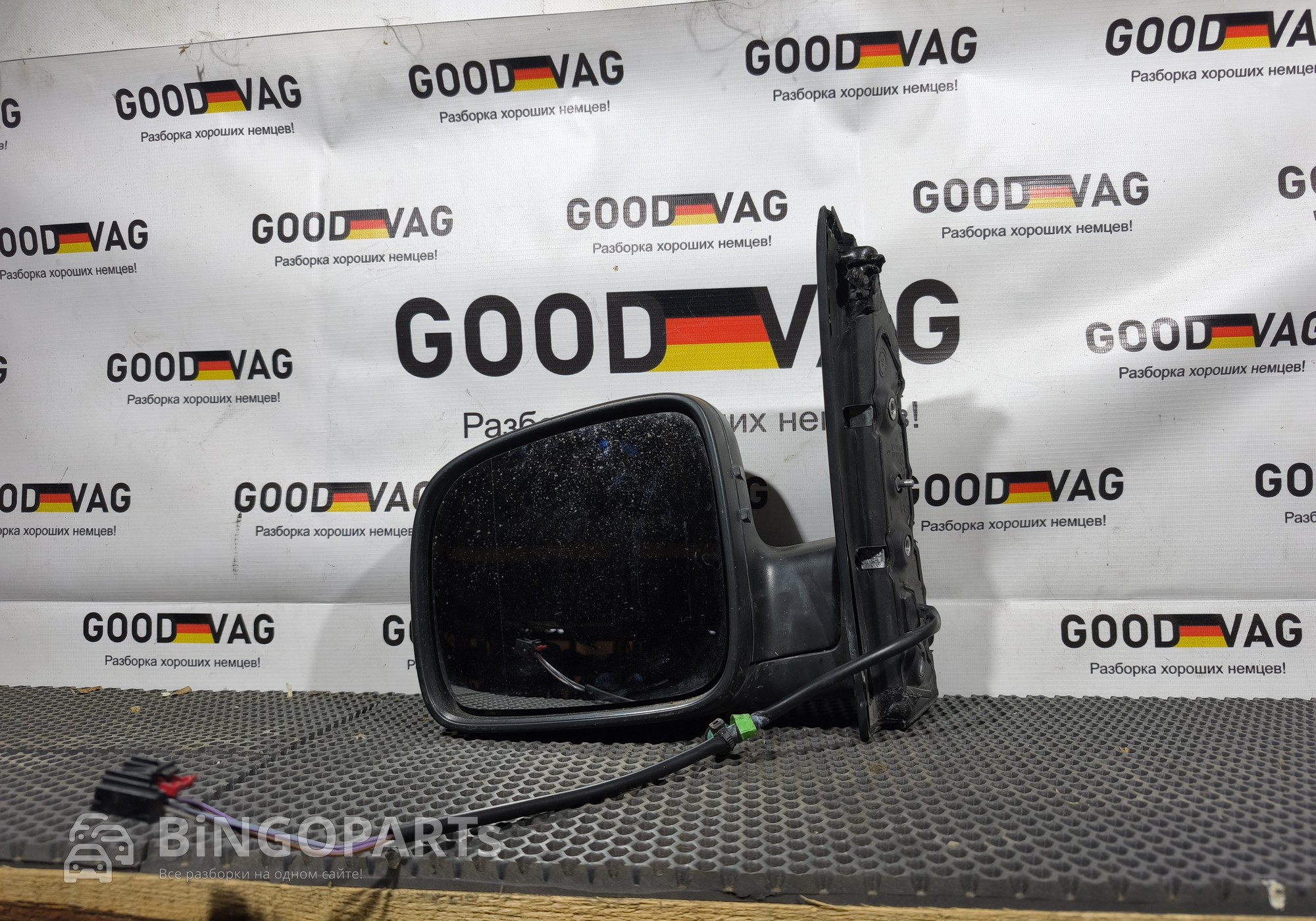 2K5857501BG Зеркало заднего вида боковое L для Volkswagen Caddy III (с 2004 по 2015)