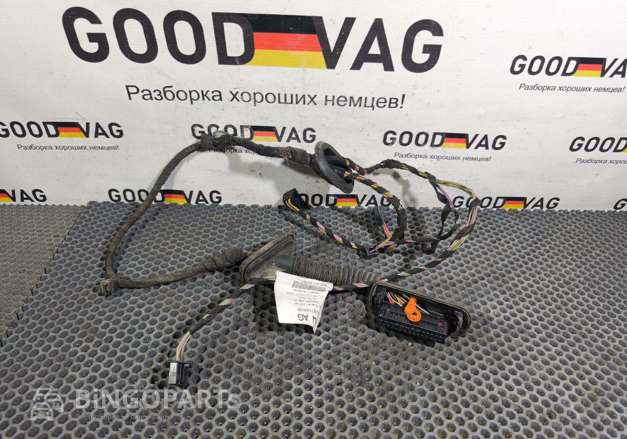 6RU971693B Проводка задней левой двери для Volkswagen Polo V (с 2009 по 2020)