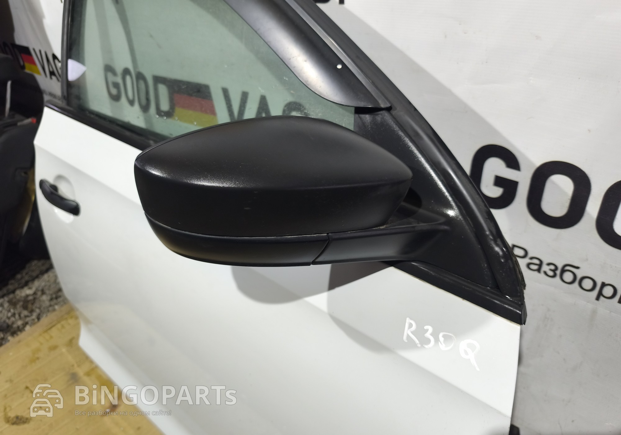 5JB857502F Зеркало заднего вида боковое правое для Skoda Rapid I (с 2012 по 2020)