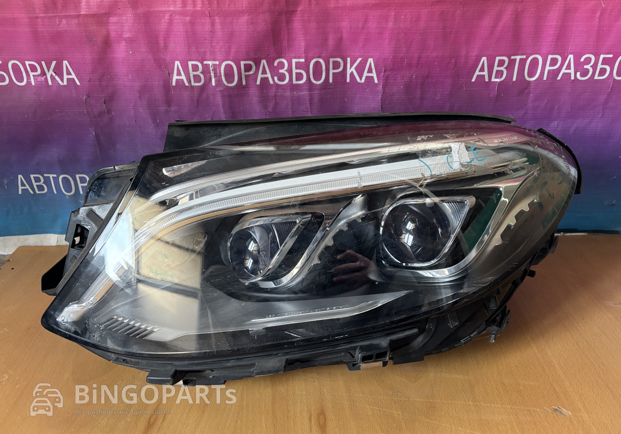 A1669062103 Фара передняя левая Мерседес GLЕ 166 для Mercedes-Benz GLE W166 (с 2015 по 2018)